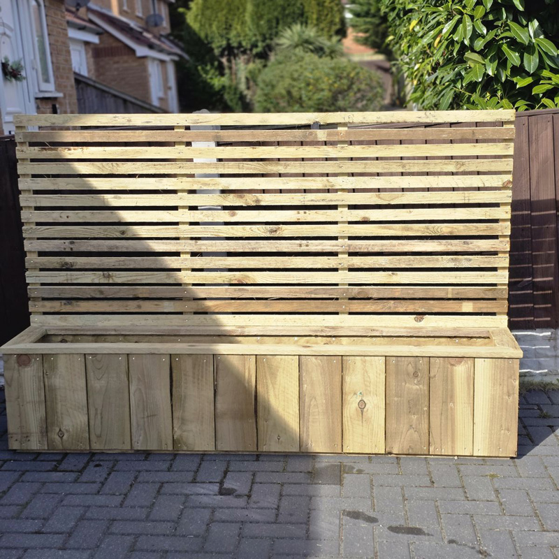 6ft x 4ft Rustic Planter