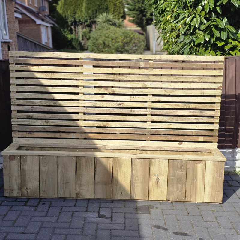 6ft x 4ft Rustic Planter