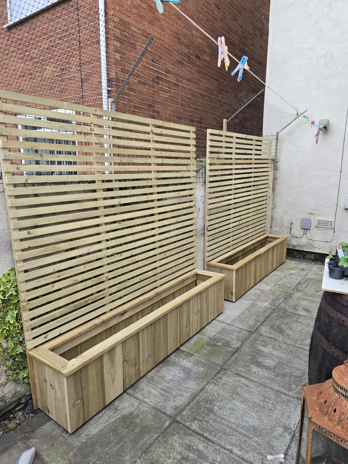 6ft x 6ft Rustic Planter