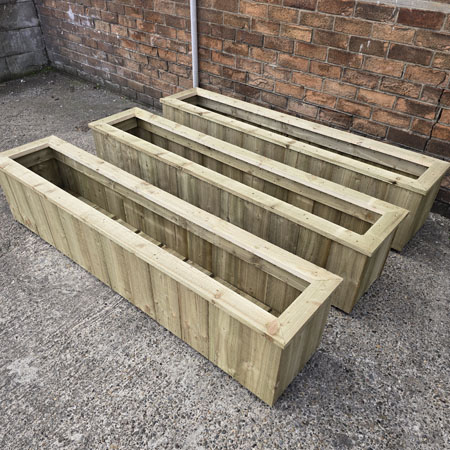6ft Rustic Planter
