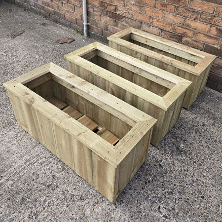 3ft Rustic Planter